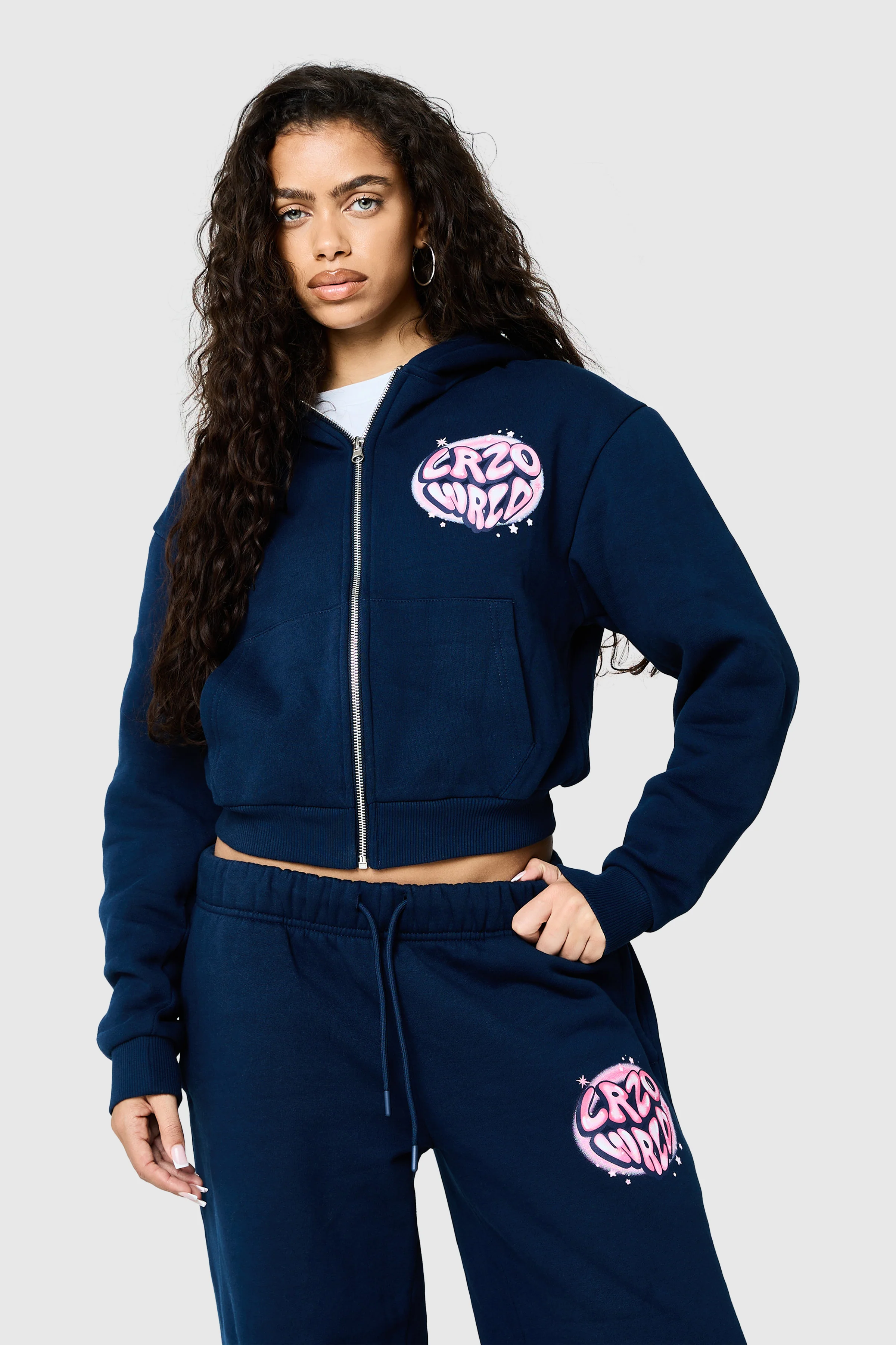 Womens Nova Hood - Ebony Blue - Image 3