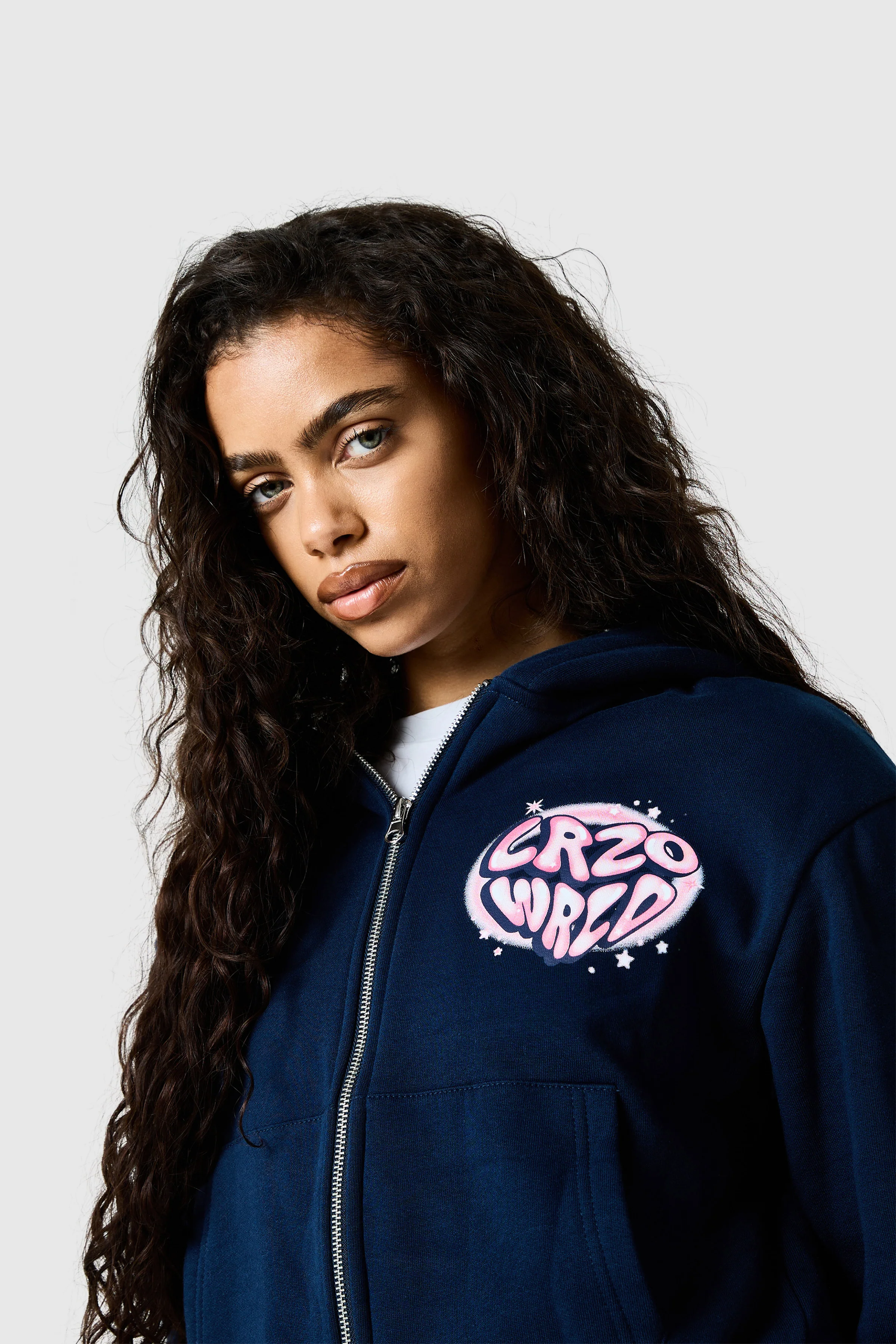 Womens Nova Hood - Ebony Blue - Image 4