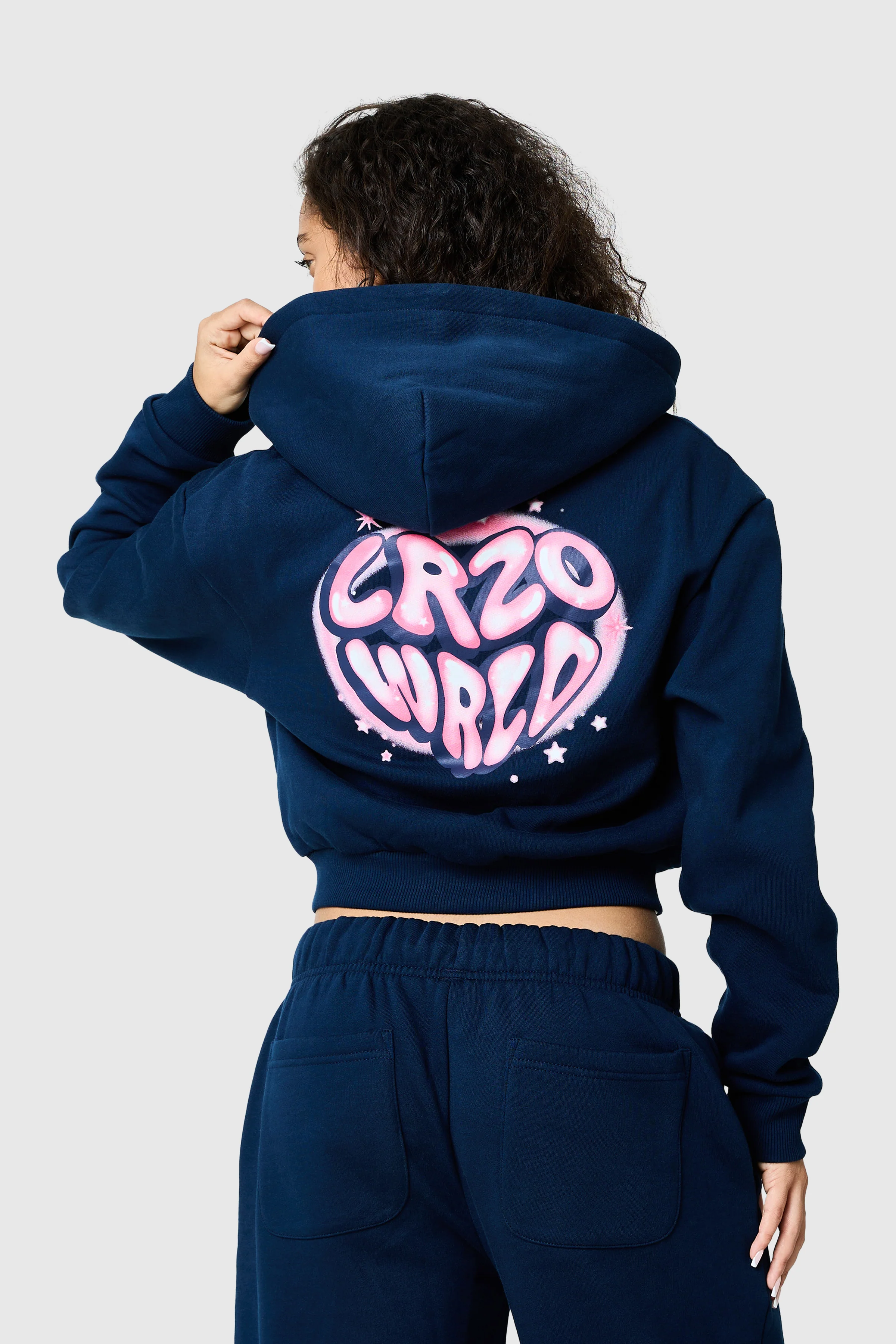 Womens Nova Hood - Ebony Blue - Image 7