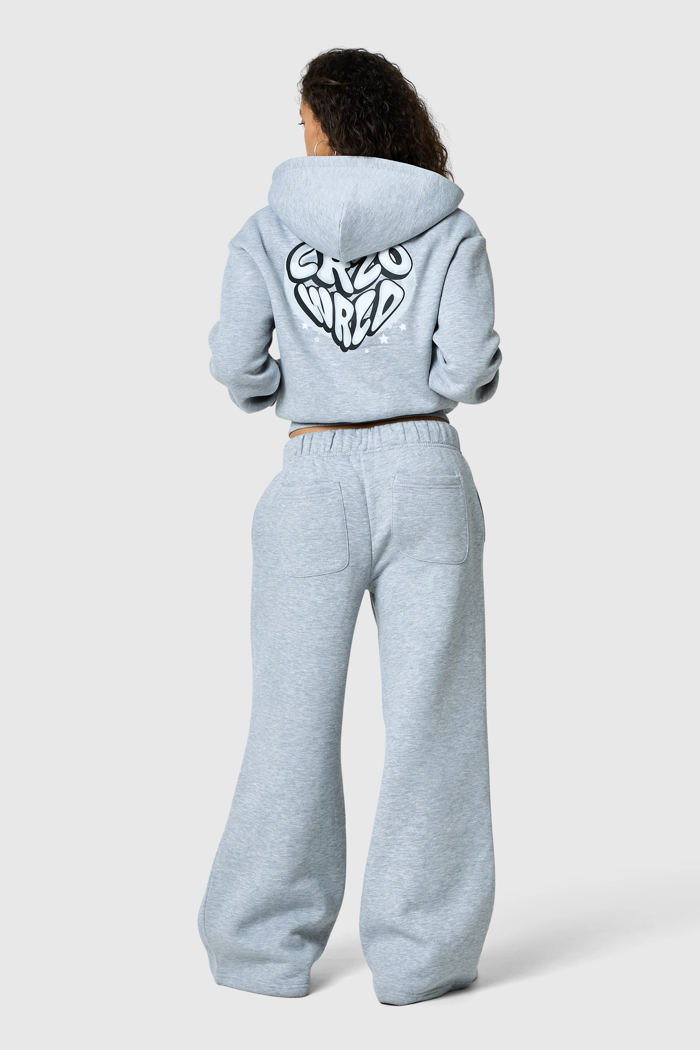 Womens Nova Hood - Grey Marl - Image 7