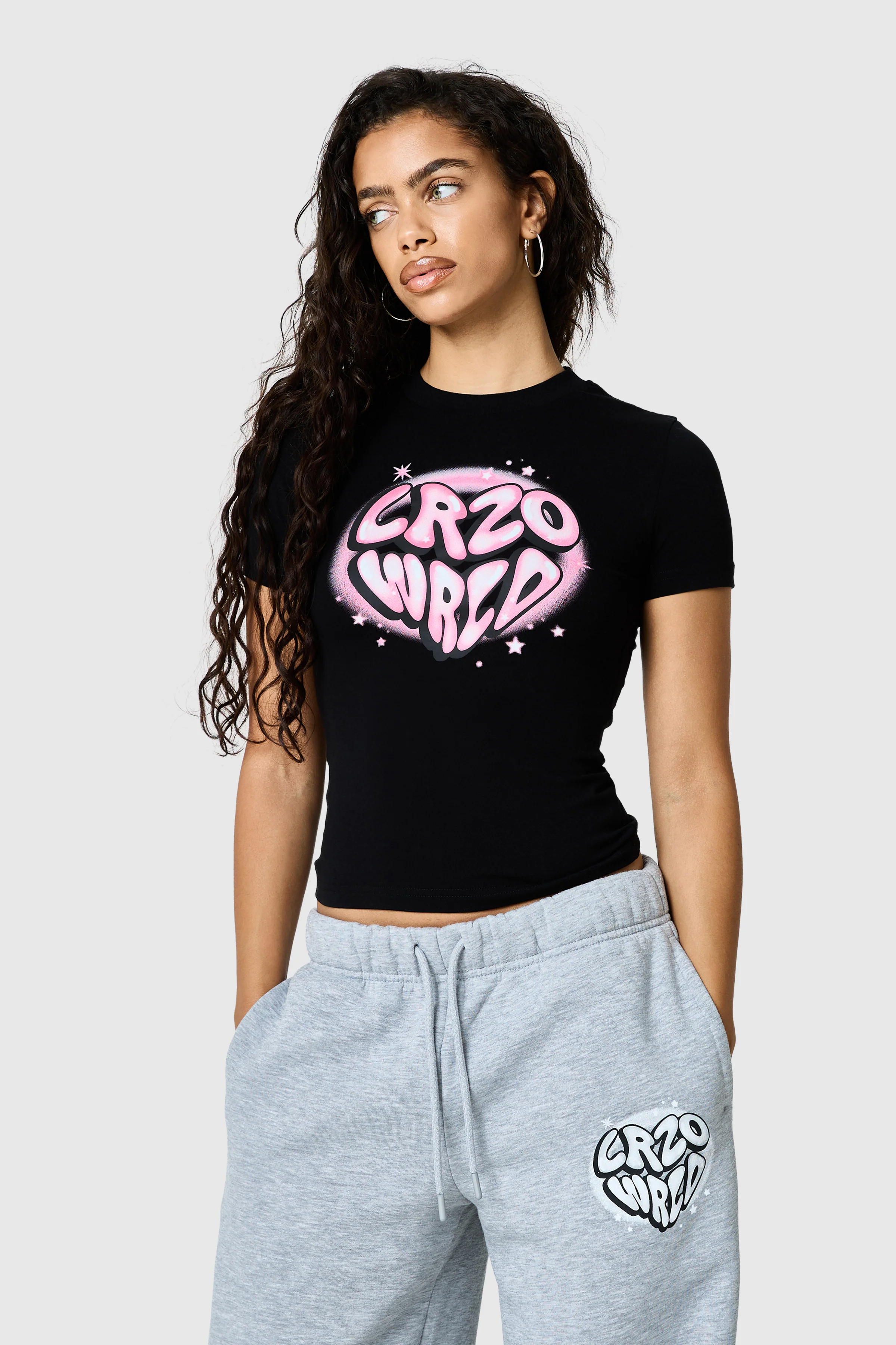 Womens Nova Tee - Black - Image 8