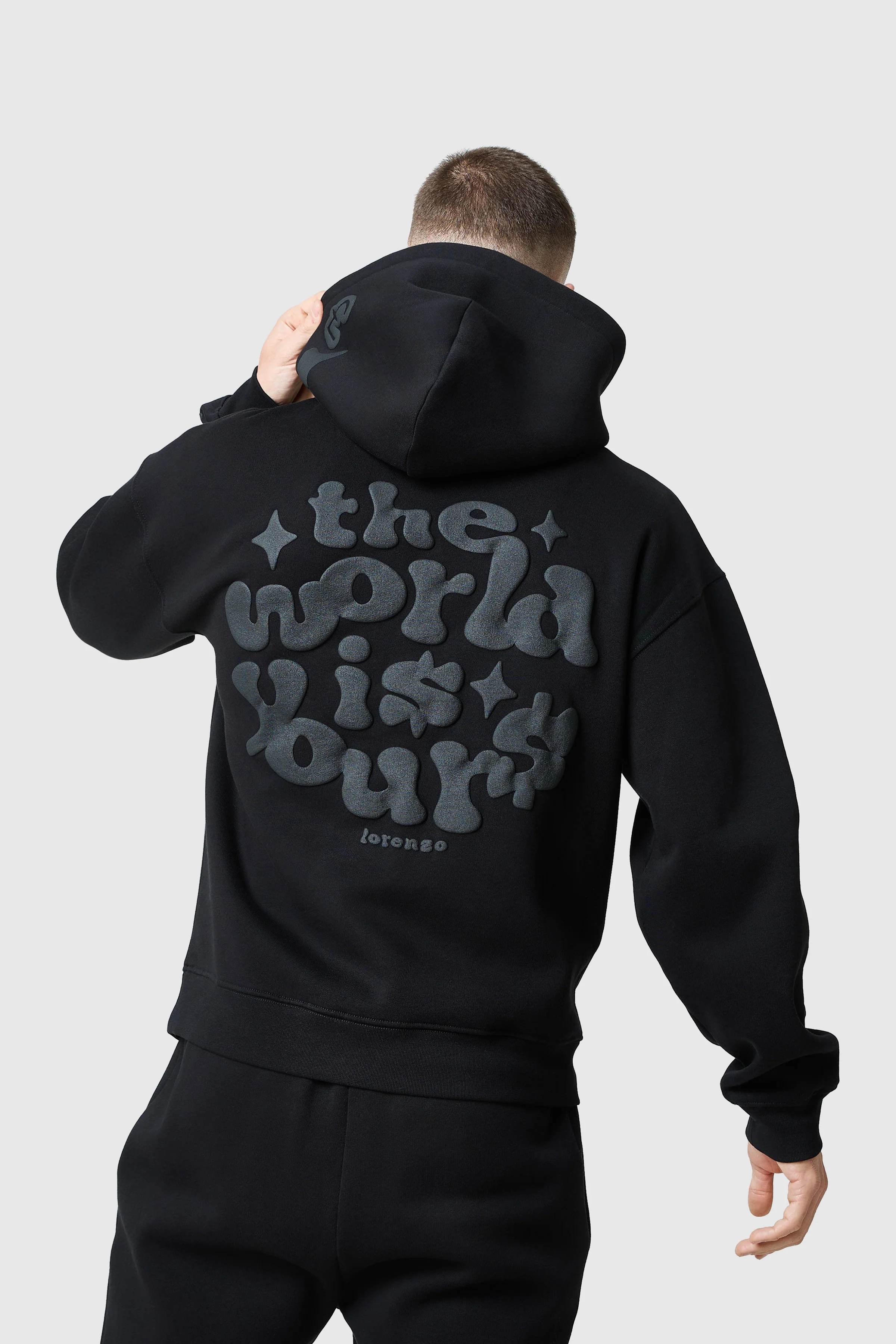 World Is Yours 2.0 Hood - Tonal Black - Image 2