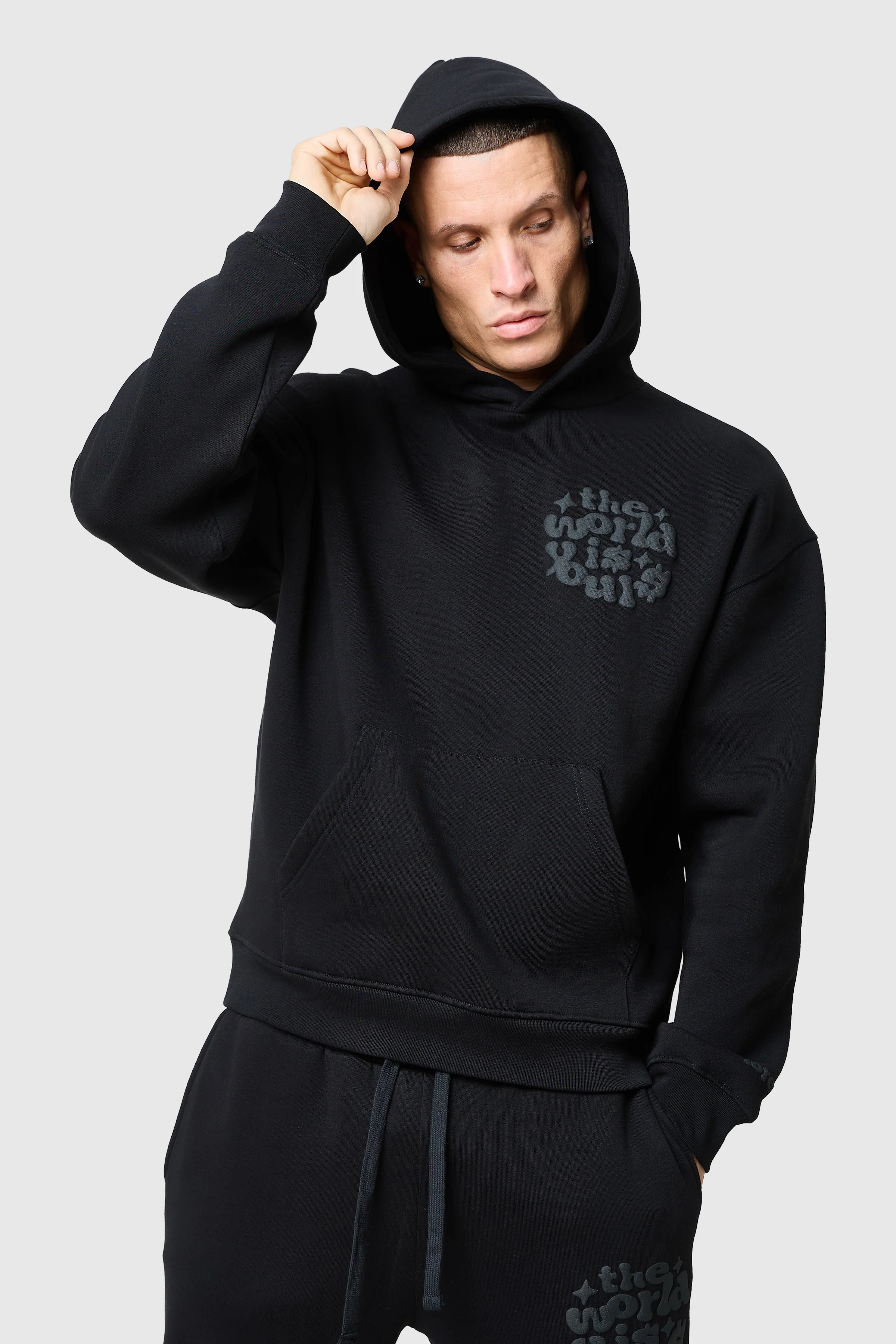 World Is Yours 2.0 Hood - Tonal Black - Image 3