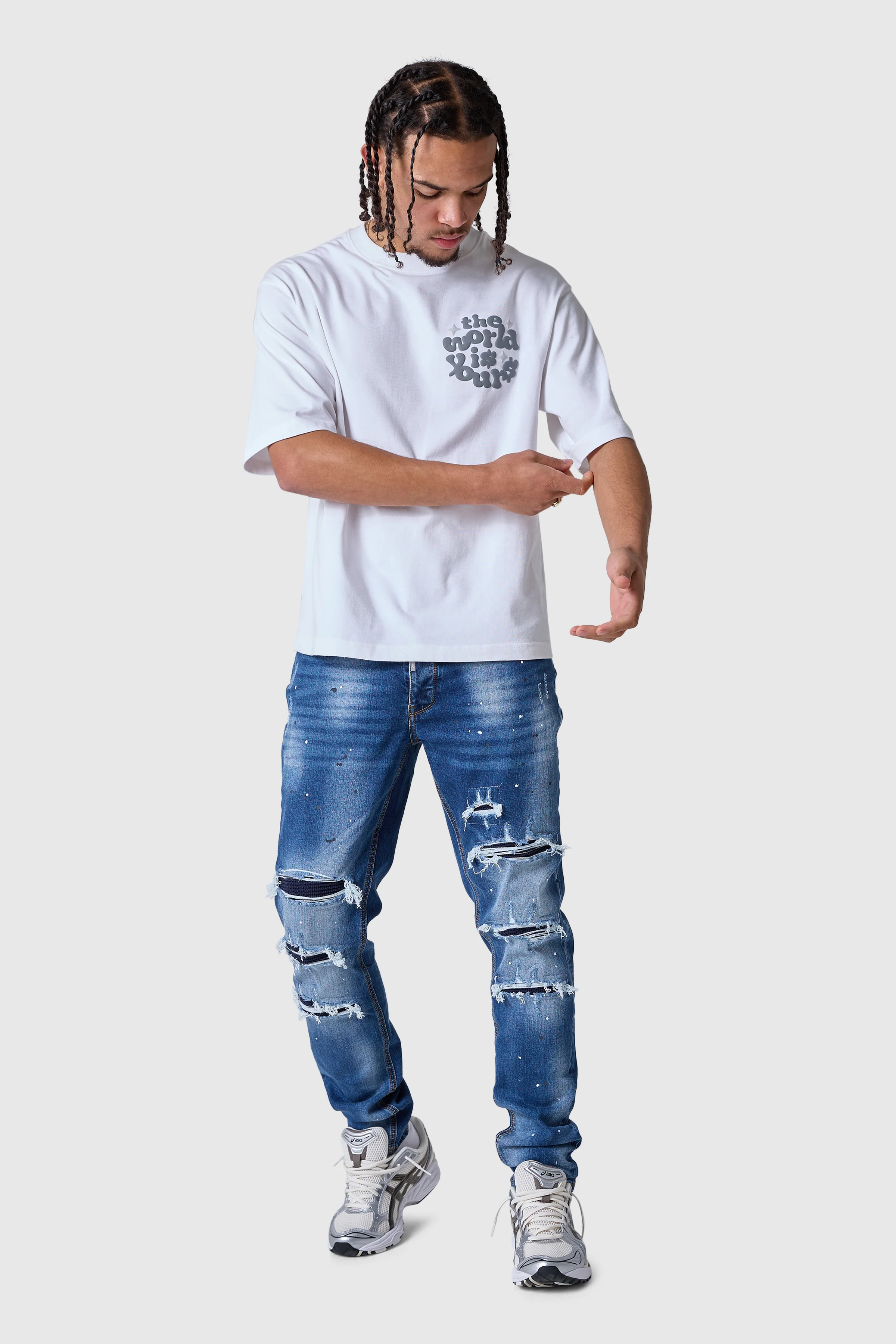 World Is Yours 2.0 Tee - White - Image 6