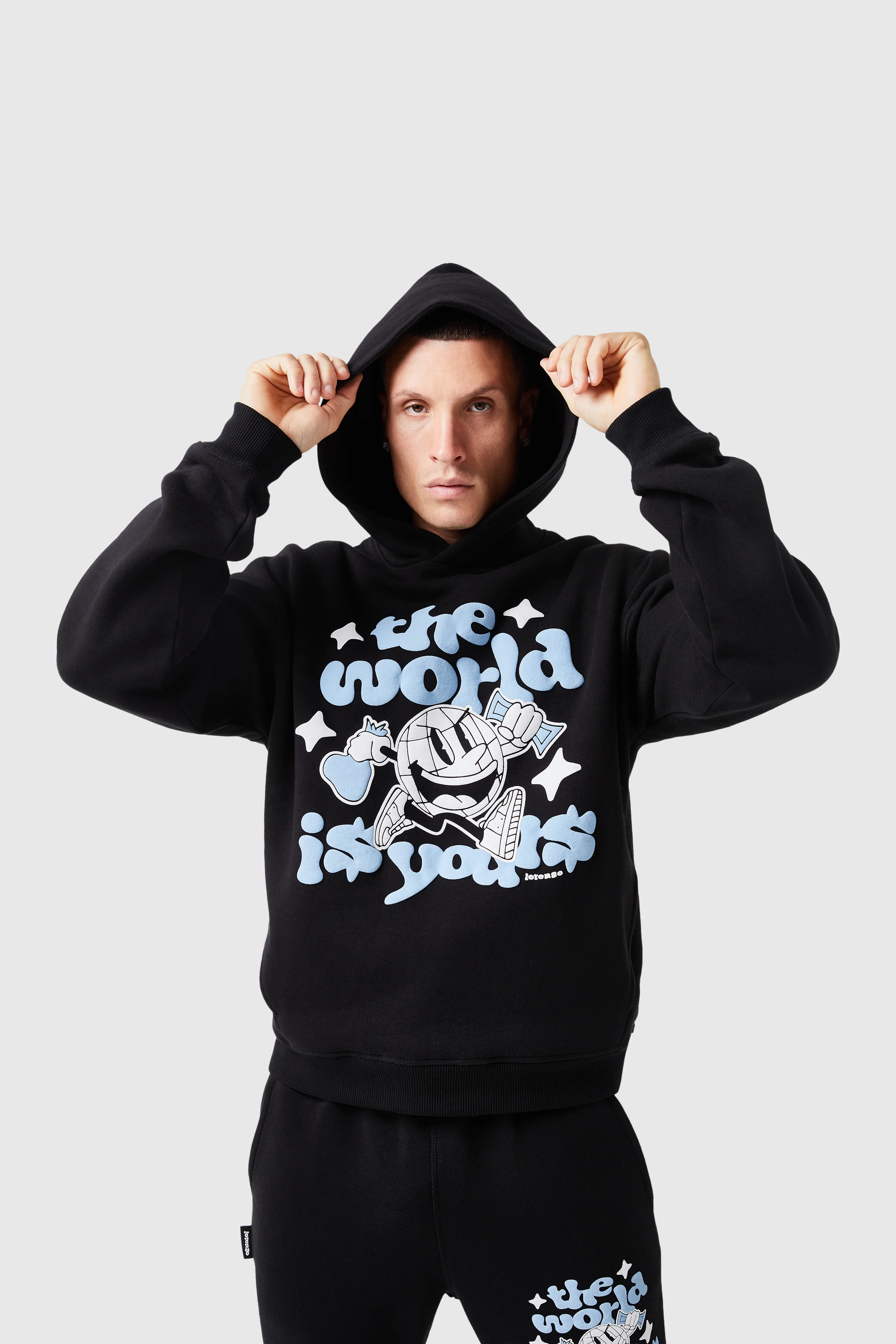 World Is Yours Hood - Black - Image 3