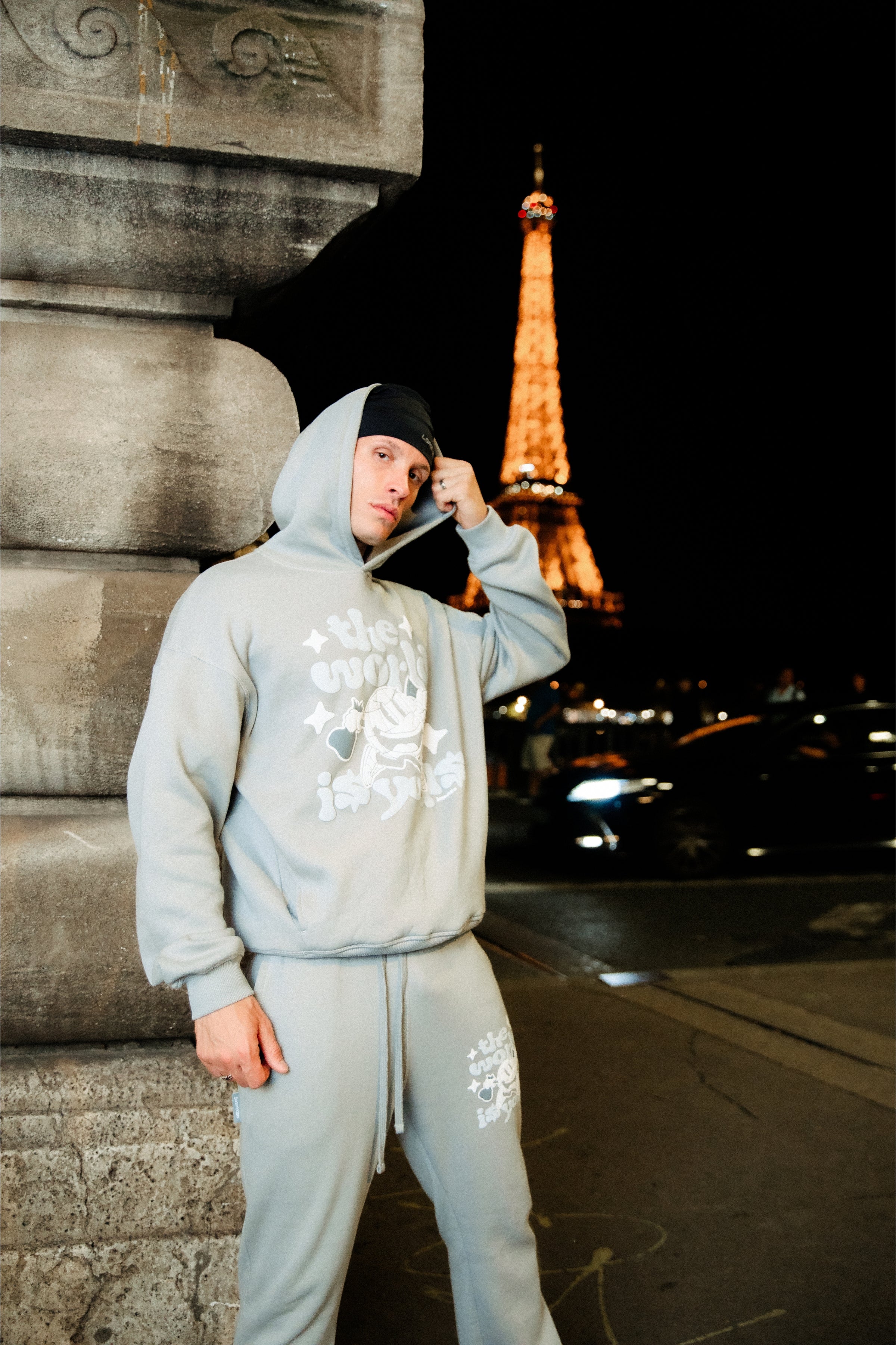 World Is Yours Hood - Steel Grey - Image 4