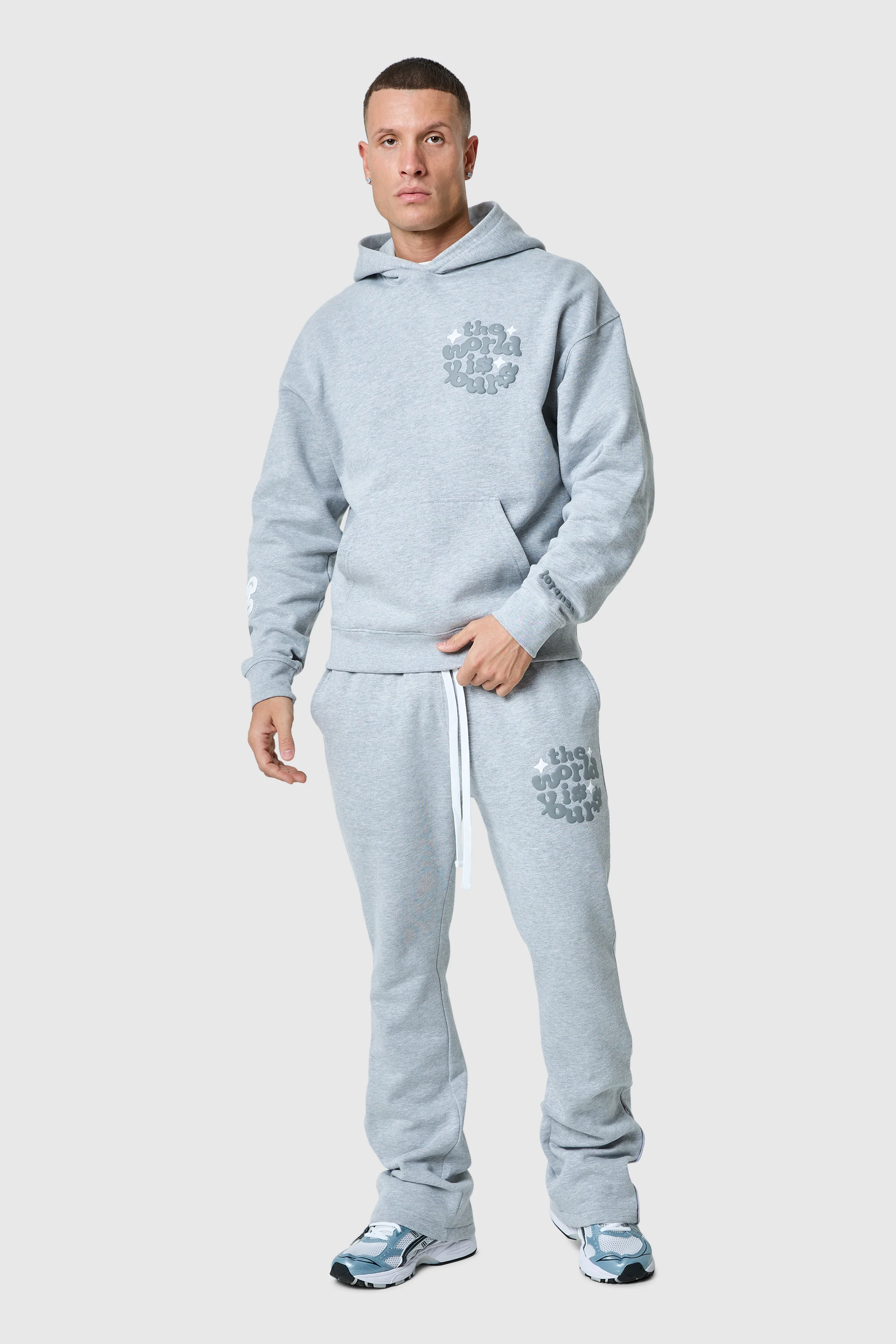 World Is Yours Jogger 2.0 - Grey Marl - Image 4
