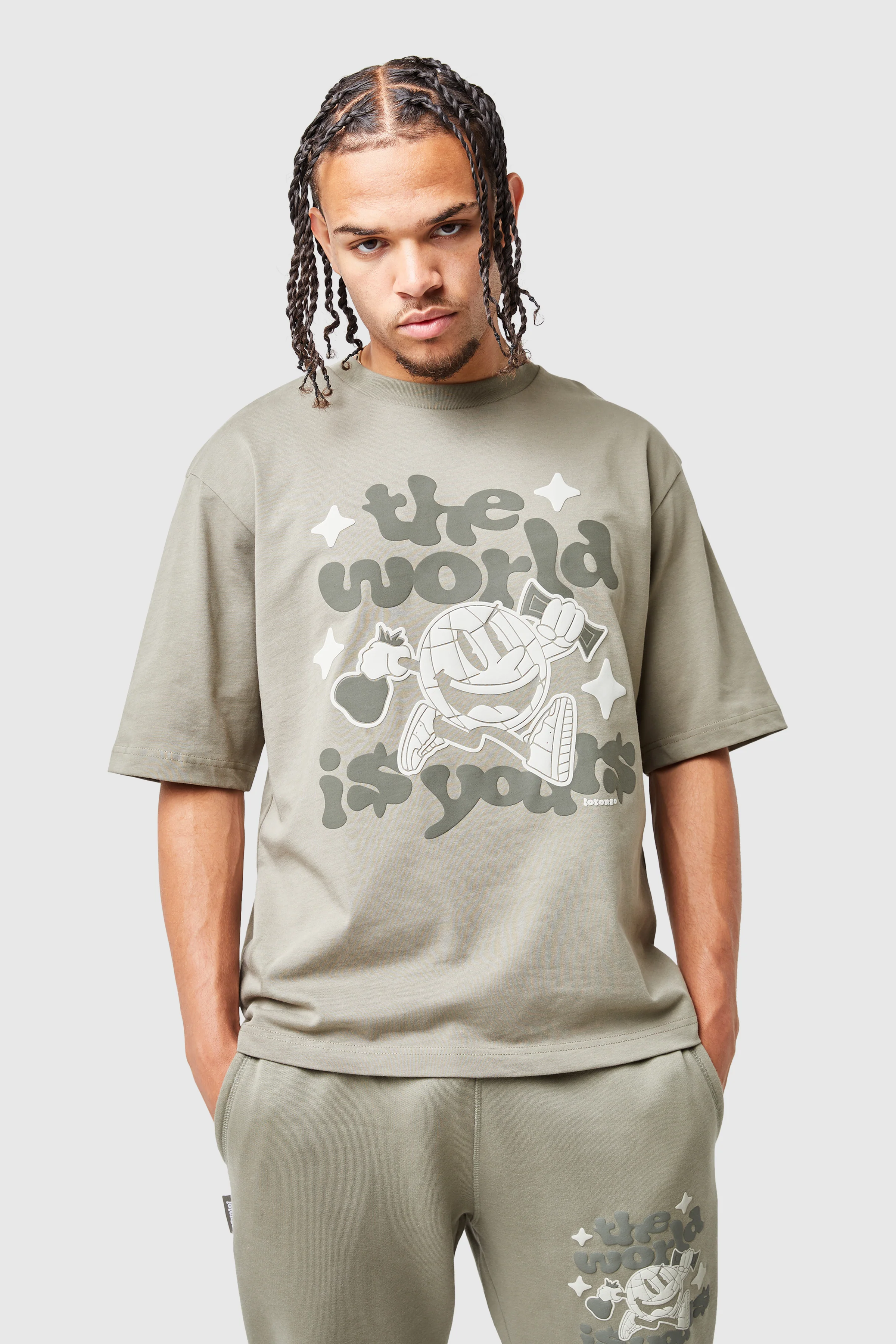 World Is Yours Tee - Green - Image 5