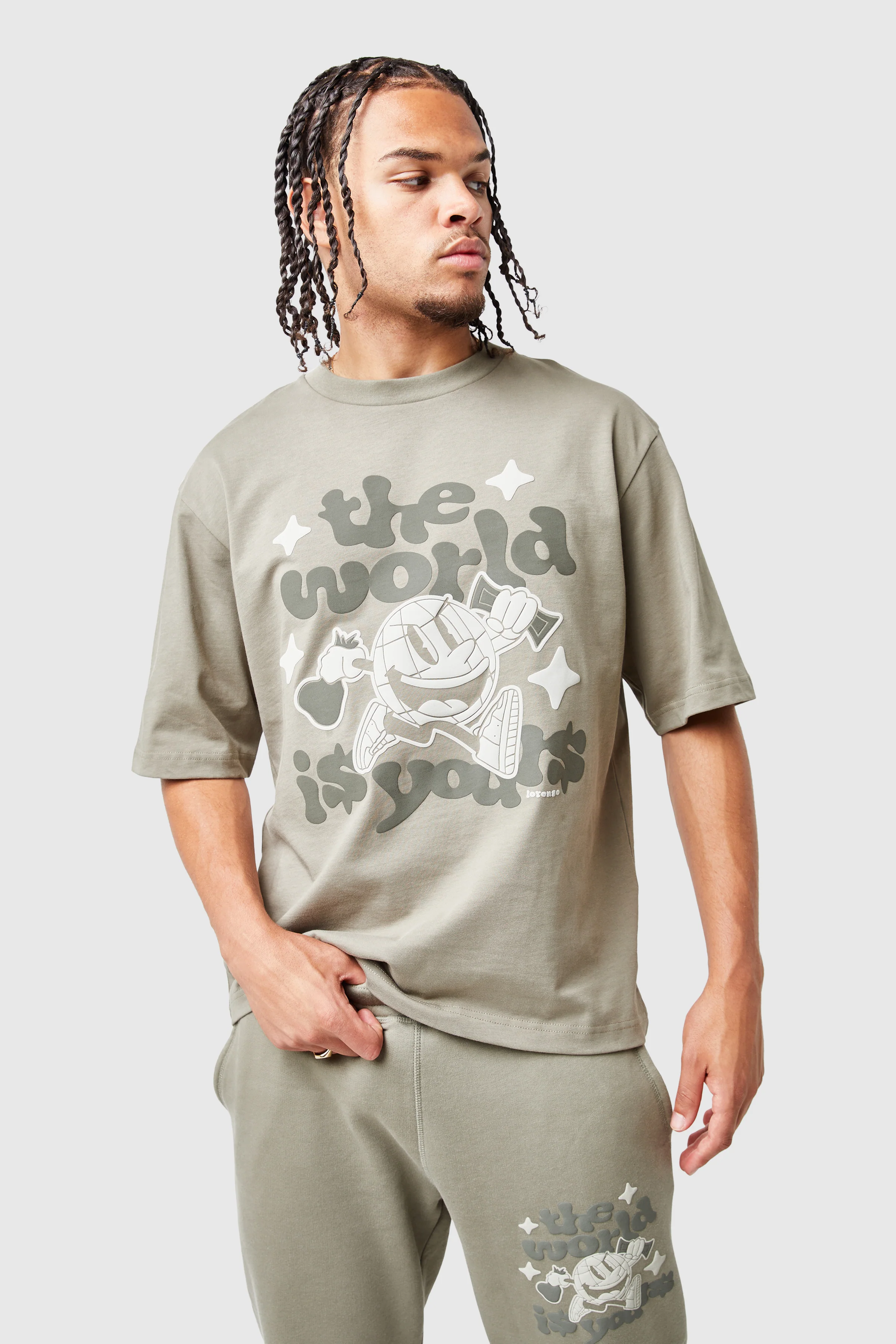 World Is Yours Tee - Green - Image 6