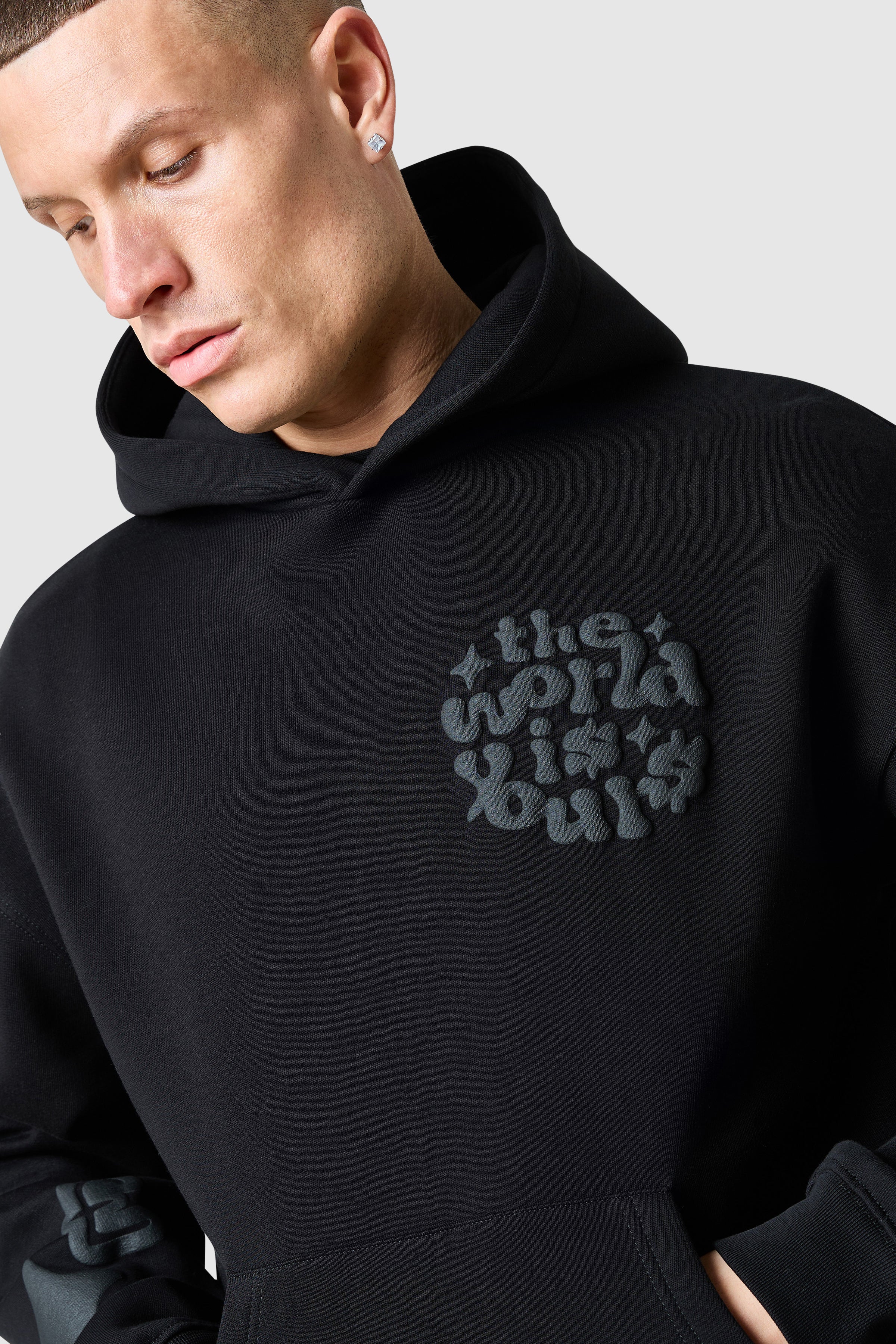 World Is Yours Tracksuit 2.0 - Tonal Black - Image 9