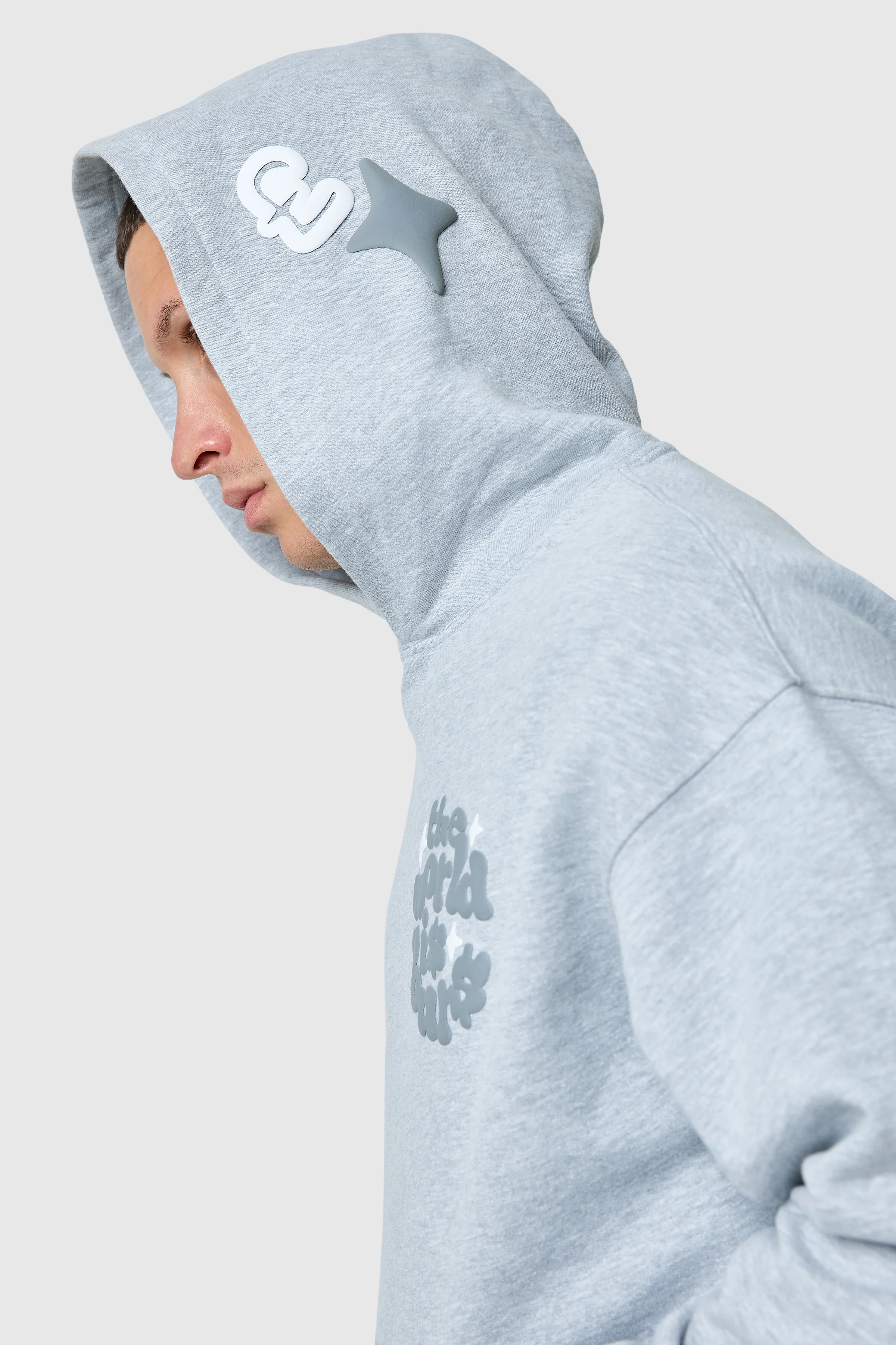 World Is Yours Tracksuit 2.0 - Grey Marl - Image 5