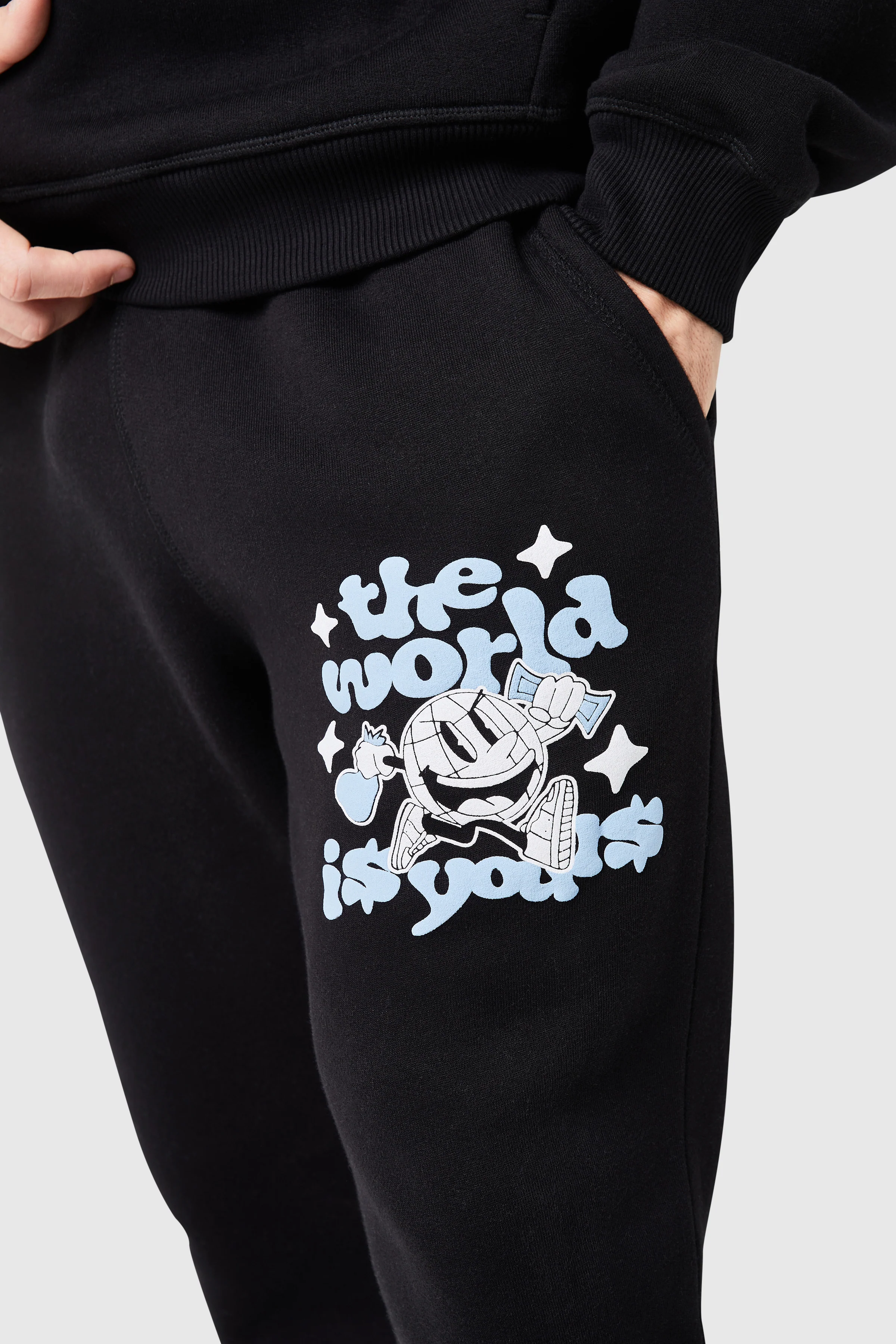 World Is Yours Jogger - Black - Image 9