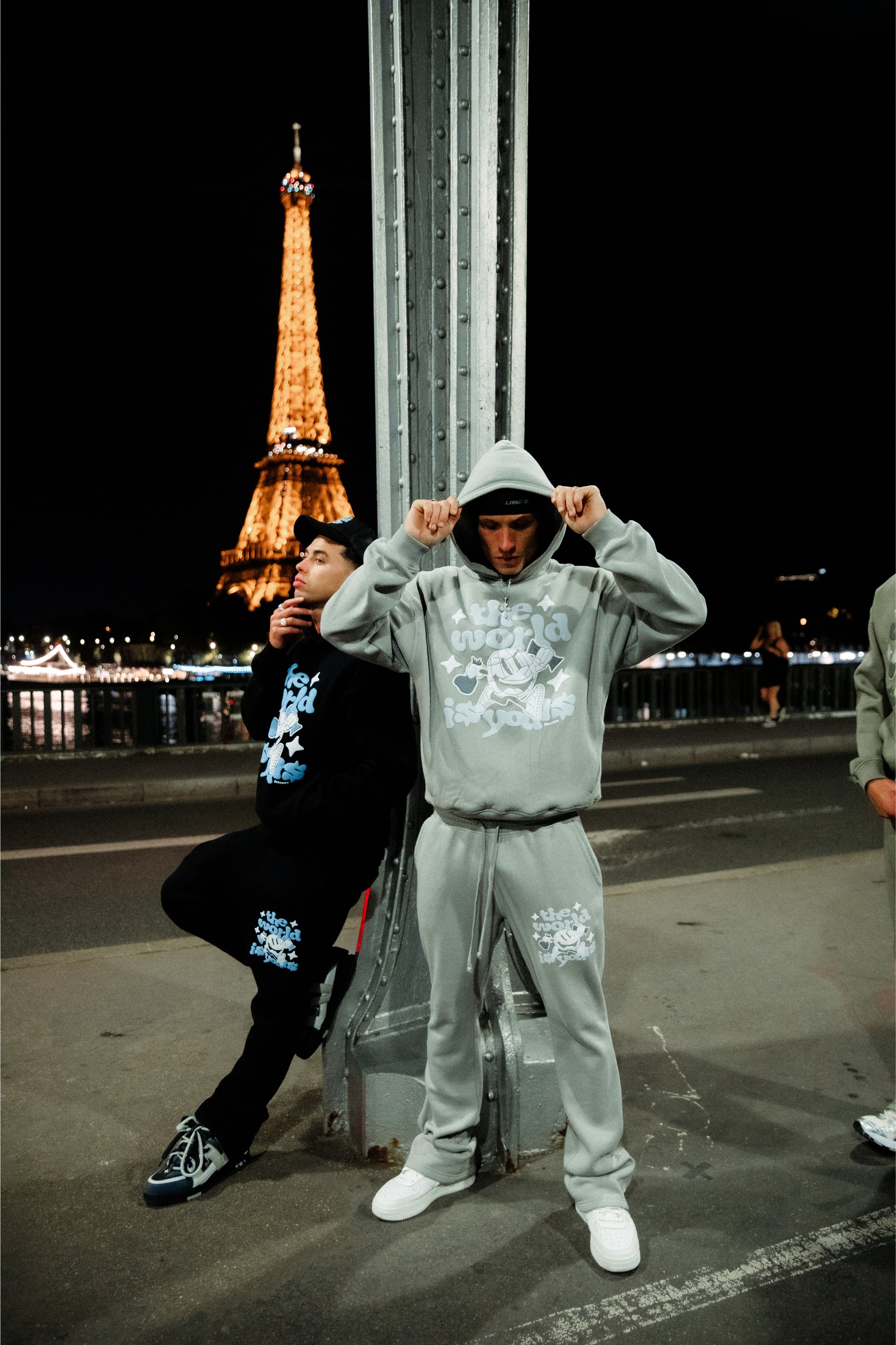World Is Yours Tracksuit - Steel Grey - Image 4