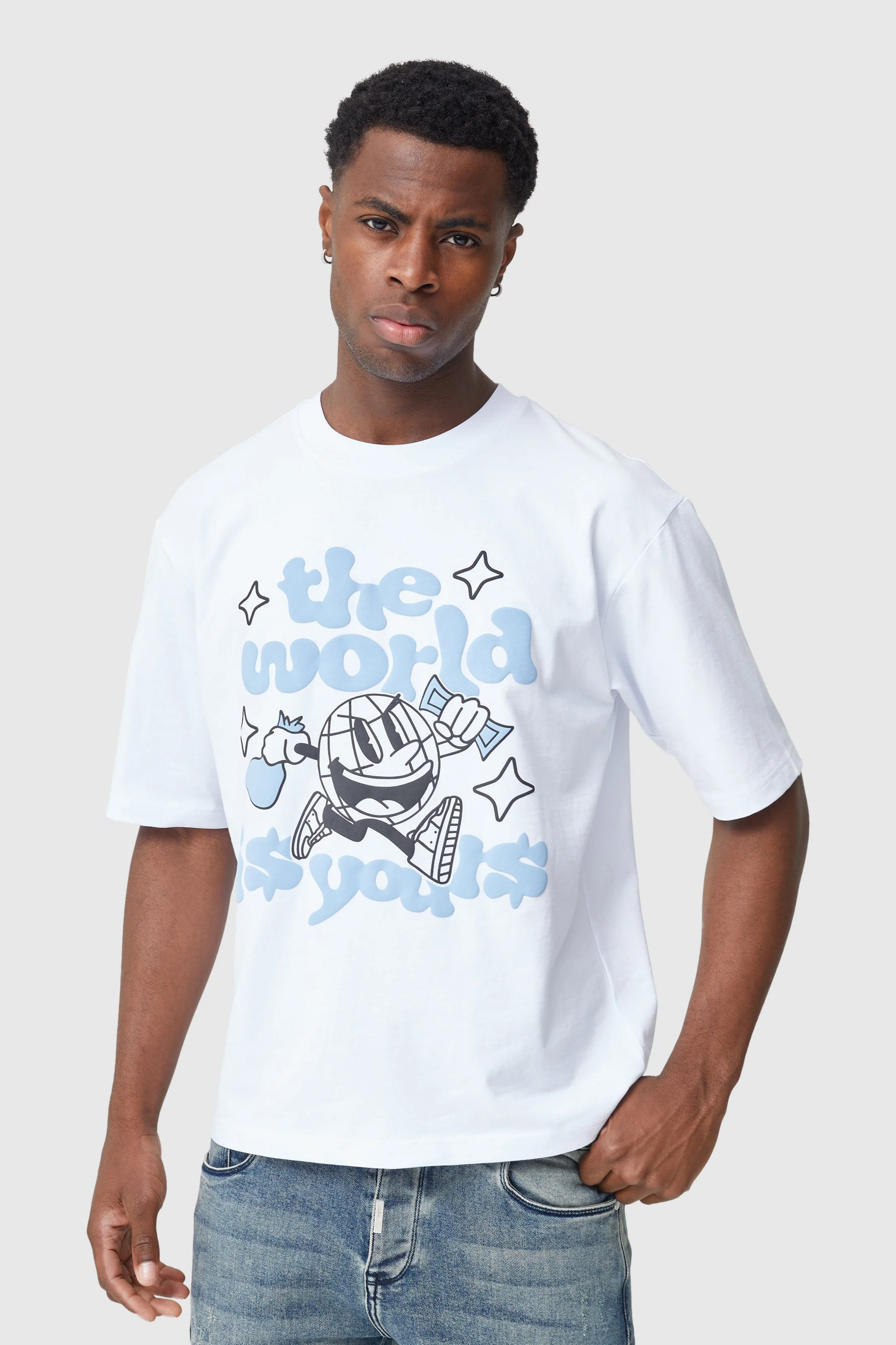 World Is Yours Twinset - White - Image 3